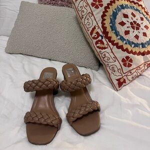 DV by Dolce Vita Brown Braided Sandals
